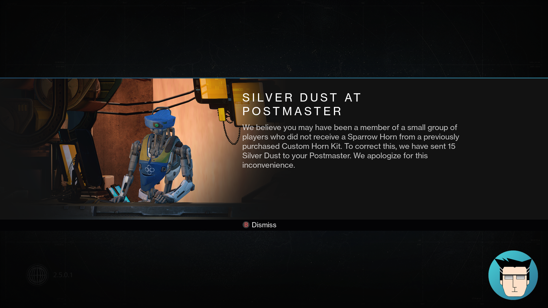 Free Silver Dust | Aw, how nice of you bungie!
